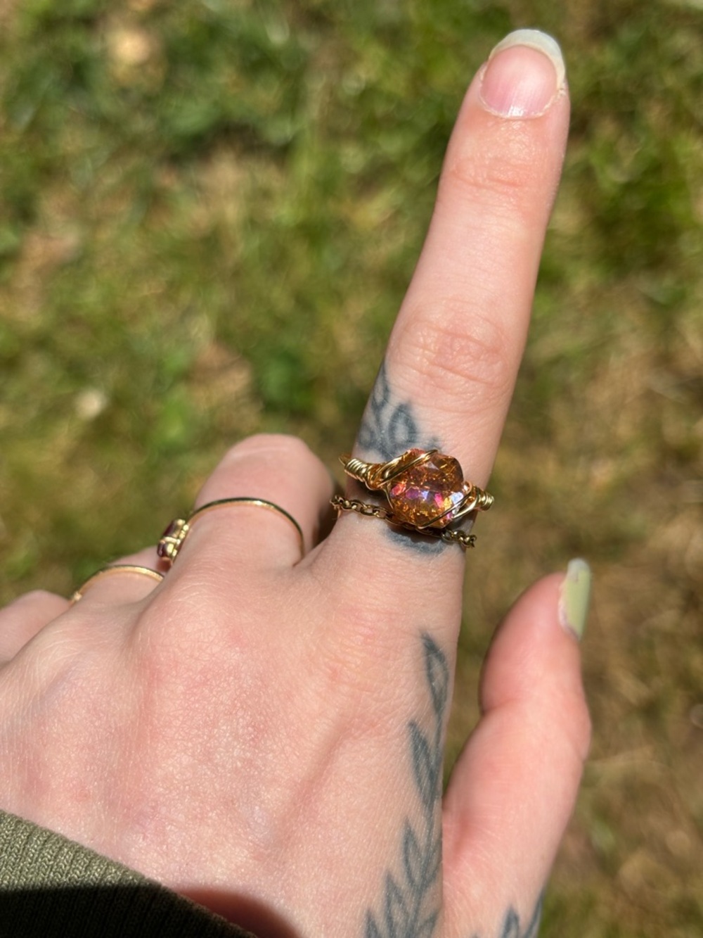 Sunset Topaz Ring (Pre Order!) View 5
